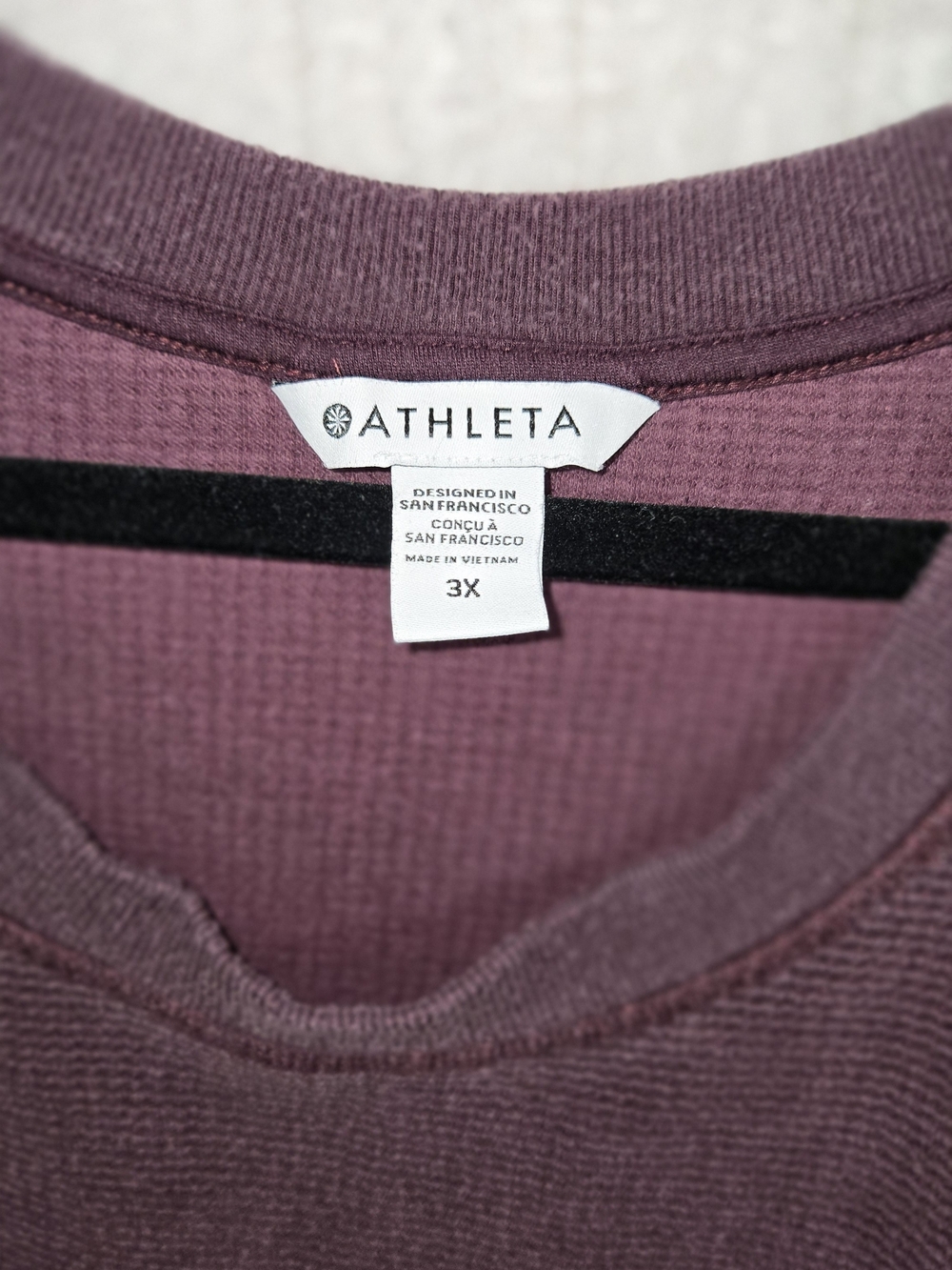 Athleta Women's Waffle Knit Shirt- Dusty‎ Rose